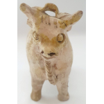 Beeldje (aardewerk) van rund, Zuid Amerikaans 